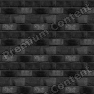 seamless wall bricks bump 0007